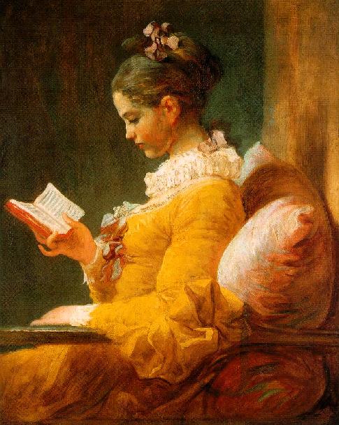 La Liseuse de Jean Honor Fragonard (1732-1806)