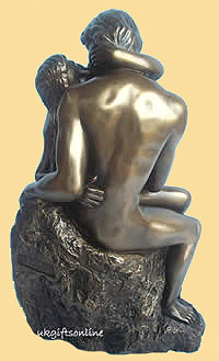 El Beso de Auguste Rodin (1840-1917), escultura en bronce